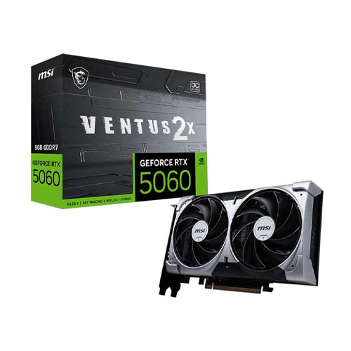 MSI GeForce RTX 5060 8G INSPIRE 2X OC DDR7 Graphics Card