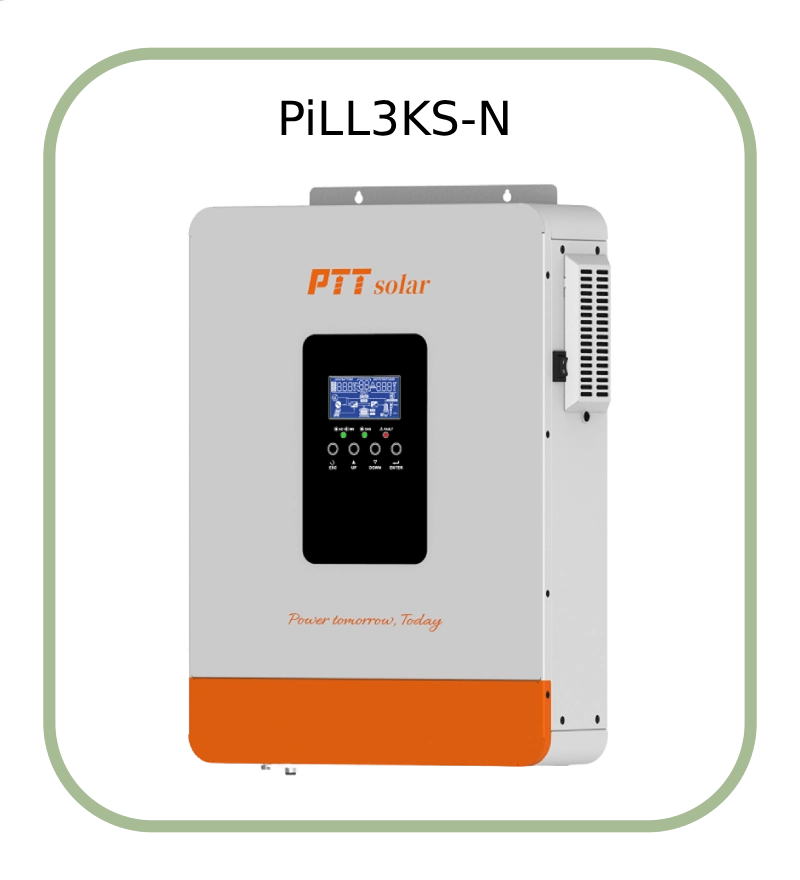 سانورتر 3 کیلووات،24 ولت برند PTT Solar مدل PiLL3KS-N — تصویر ۲