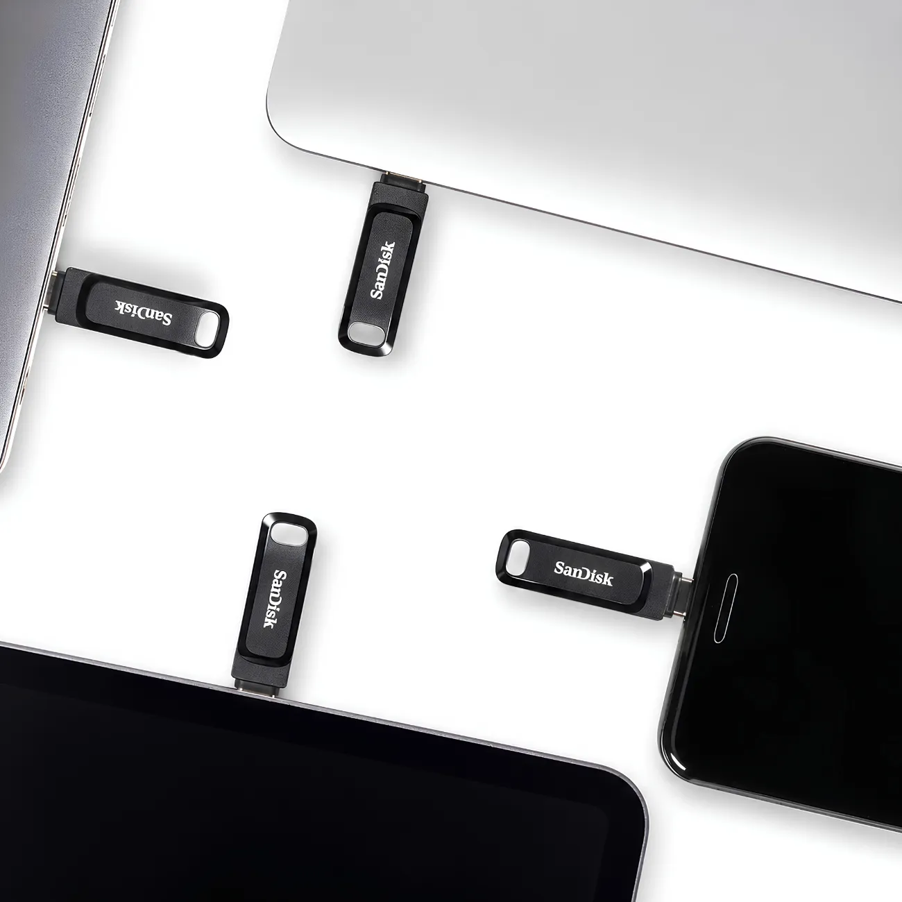 فلش مموری دو طرفه سن دیسک مدل Ultra Dual Drive Go ظرفیت 128 گیگابایت — تصویر ۵
