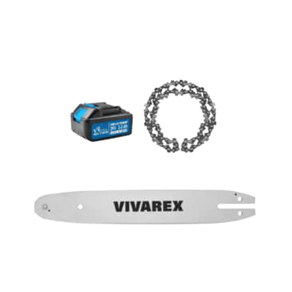 اره زنجیری شارژی ۳۰ سانت ویوارکس ۲ باطری مدل VR2412V-CS باطری 20 ولت — تصویر ۴