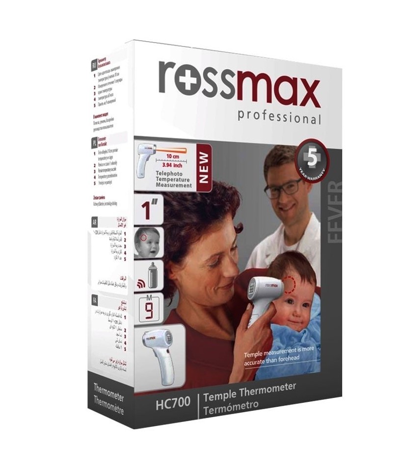 تب سنج لیزری رزمکس Rossmax-HC700 — تصویر ۵