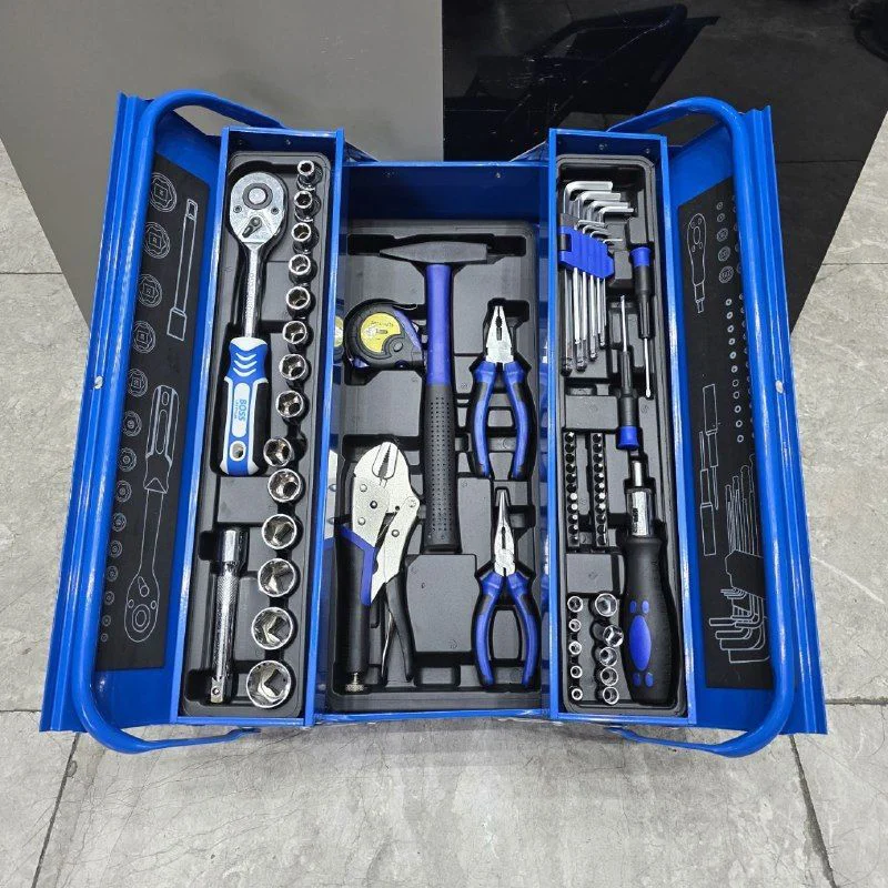 مجموعه ی جعبه بکس و ابزار ۶۵ عددی باس