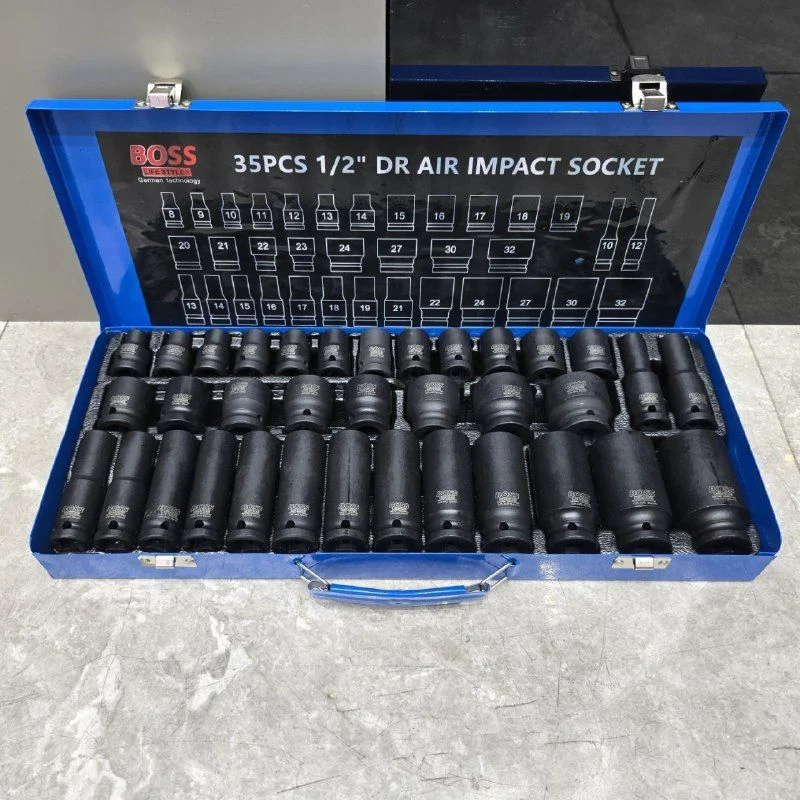 جعبه بکس ۳۵ عددی صنعتی فشار قوی اصلی باس مدل BS-35pcs