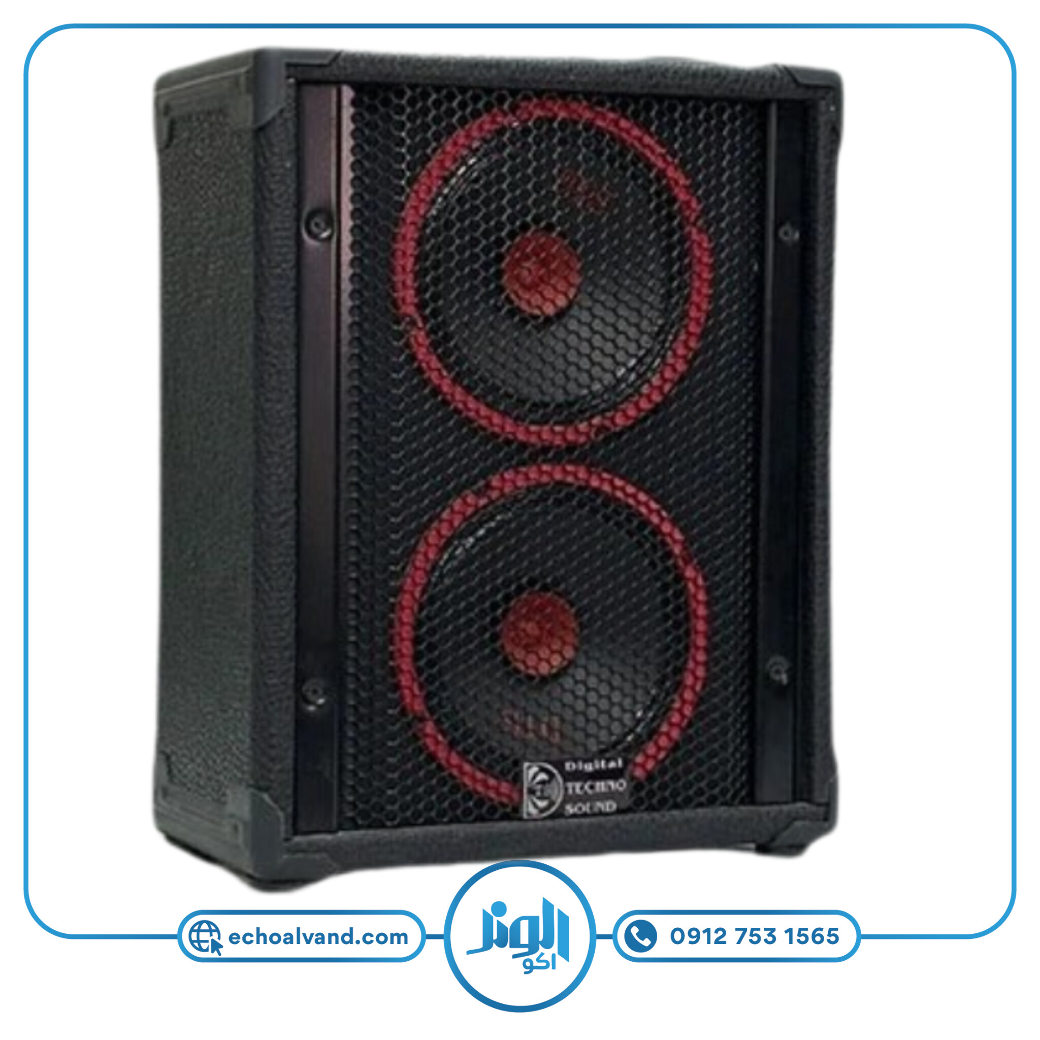 اکو همراه تکنو سوند 2*6 مدلTECHNO SOUND-PTR4