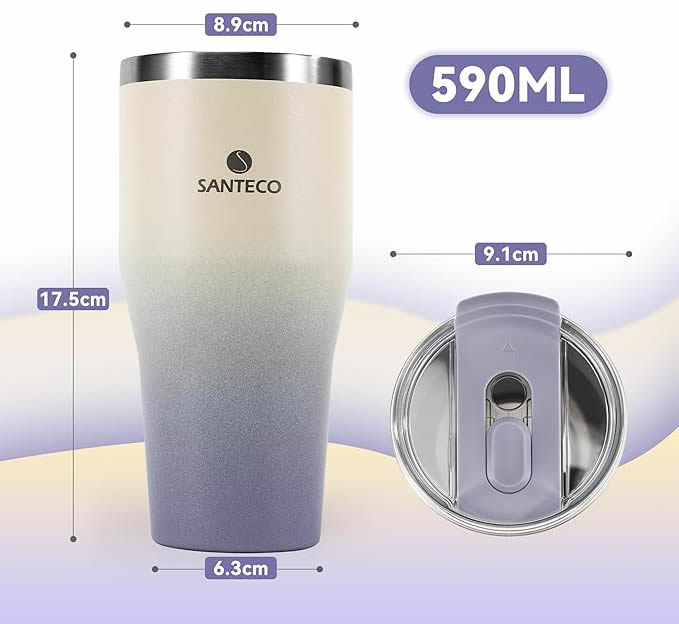 ماگ نی دار سانتکو اسکپ فیروزه ای SANTECO ESCAPE 590 CC — تصویر ۶