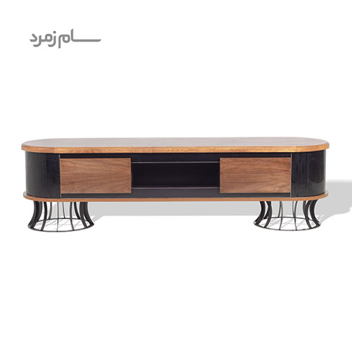 میز تلویزیون متین R350 مشکی — تصویر ۲