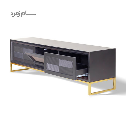 میز تلویزیون متین R340 مشکی — تصویر ۳