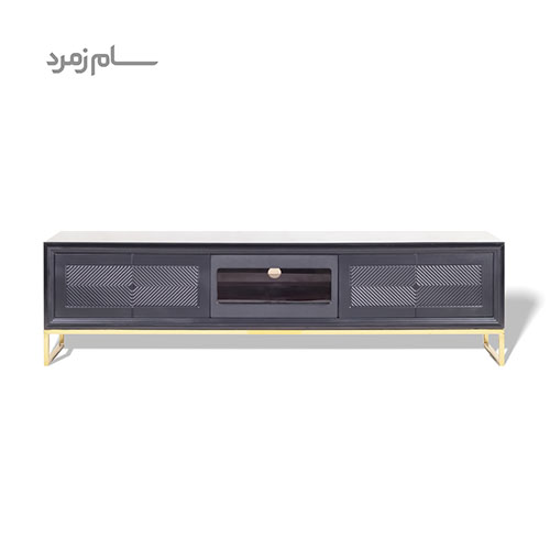 میز تلویزیون متین R340 مشکی — تصویر ۲