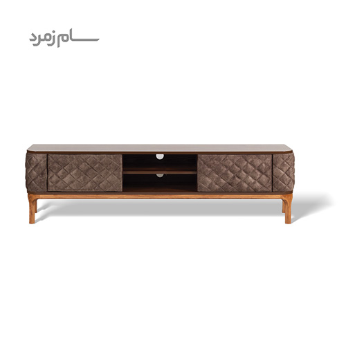 میز تلویزیون متین مدل R580 رنگ گردویی — تصویر ۲