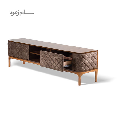 میز تلویزیون متین مدل R580 رنگ گردویی — تصویر ۳