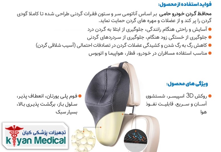 محافظ گردن خودرو حامی ست NS3 باراد — تصویر ۴