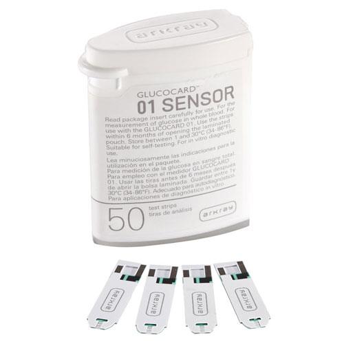نوار تست قند خون آرکری مدل Glucocard-01 Sensor بسته 50 عددی سهمیه ای — تصویر ۵