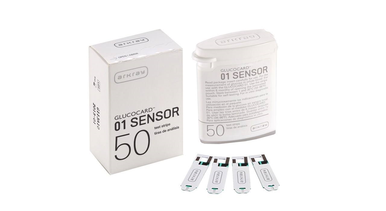 نوار تست قند خون آرکری مدل Glucocard-01 Sensor بسته 50 عددی سهمیه ای — تصویر ۲