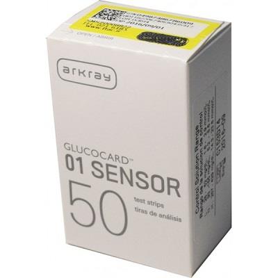 نوار تست قند خون آرکری مدل Glucocard-01 Sensor بسته 50 عددی سهمیه ای — تصویر ۳
