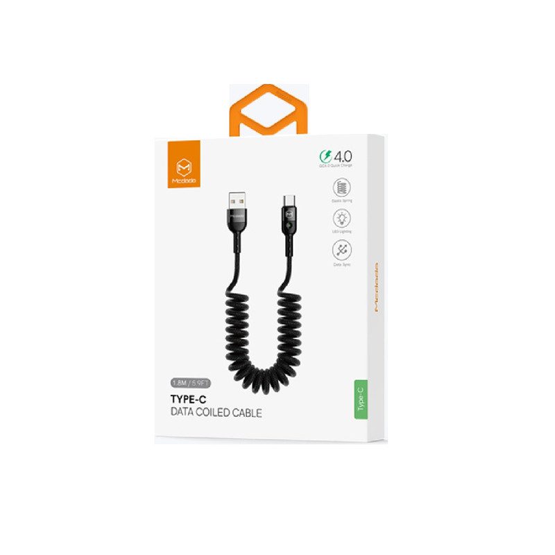 کابل تبدیل USB به TYPE-C مک دودو مدل Mcdodo CA-6420 طول 1.8 متر — تصویر ۳