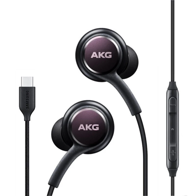 هندزفری AKG دو گوشی، با رابط USB Type-C، مناسب برای مکالمه کپی