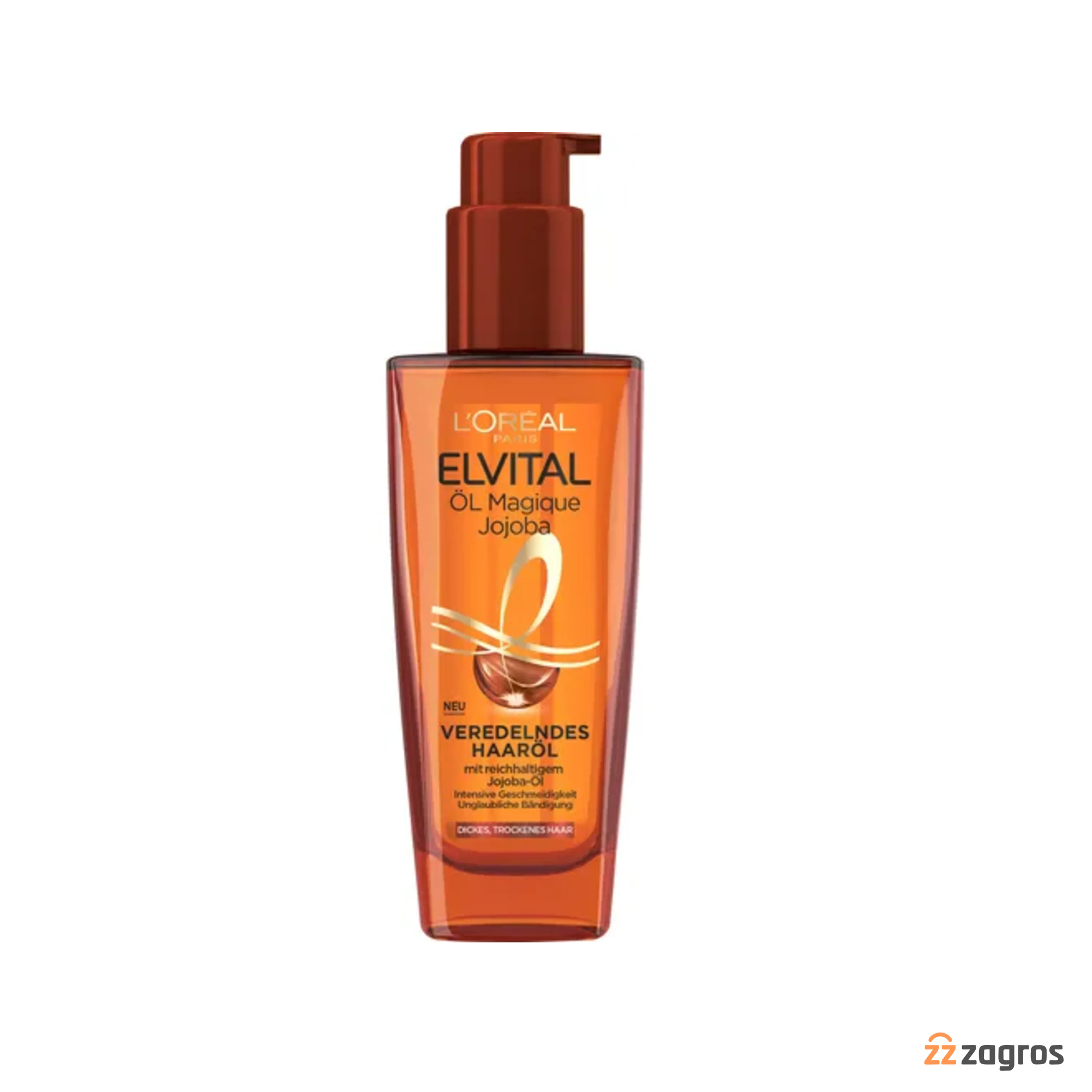 روغن مو جوجوبا لورآل مدل ELVITAL OL Magique Jojoba مناسب موهای خیلی خشک 100 میل