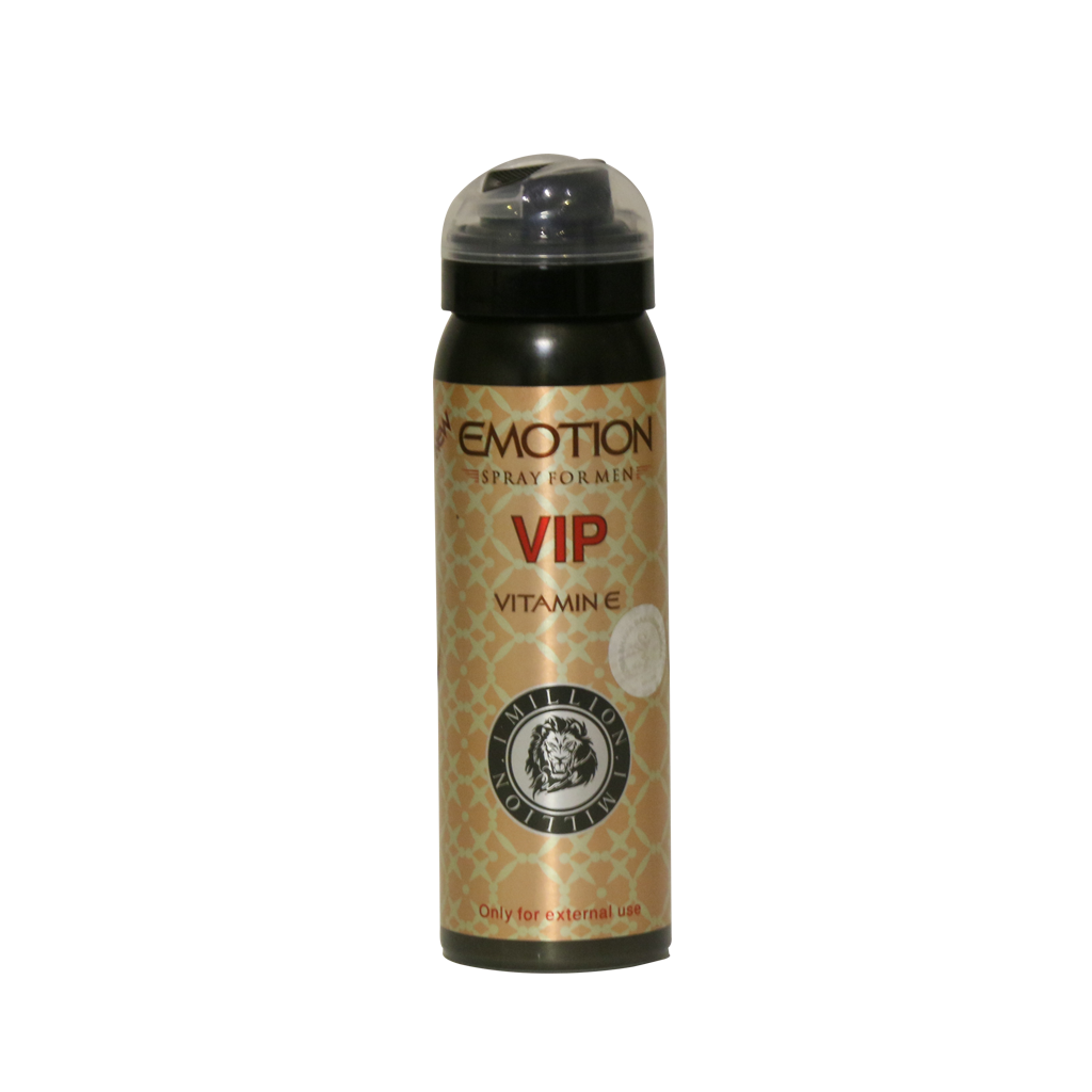 اسپری تاخیری VIP ایموشن Emotion Delay Spray For Men| حجم ۷۵ میلی‌لیتر حاوی ویتامین E | کنترل و طولانی کردن رابطه — تصویر ۲