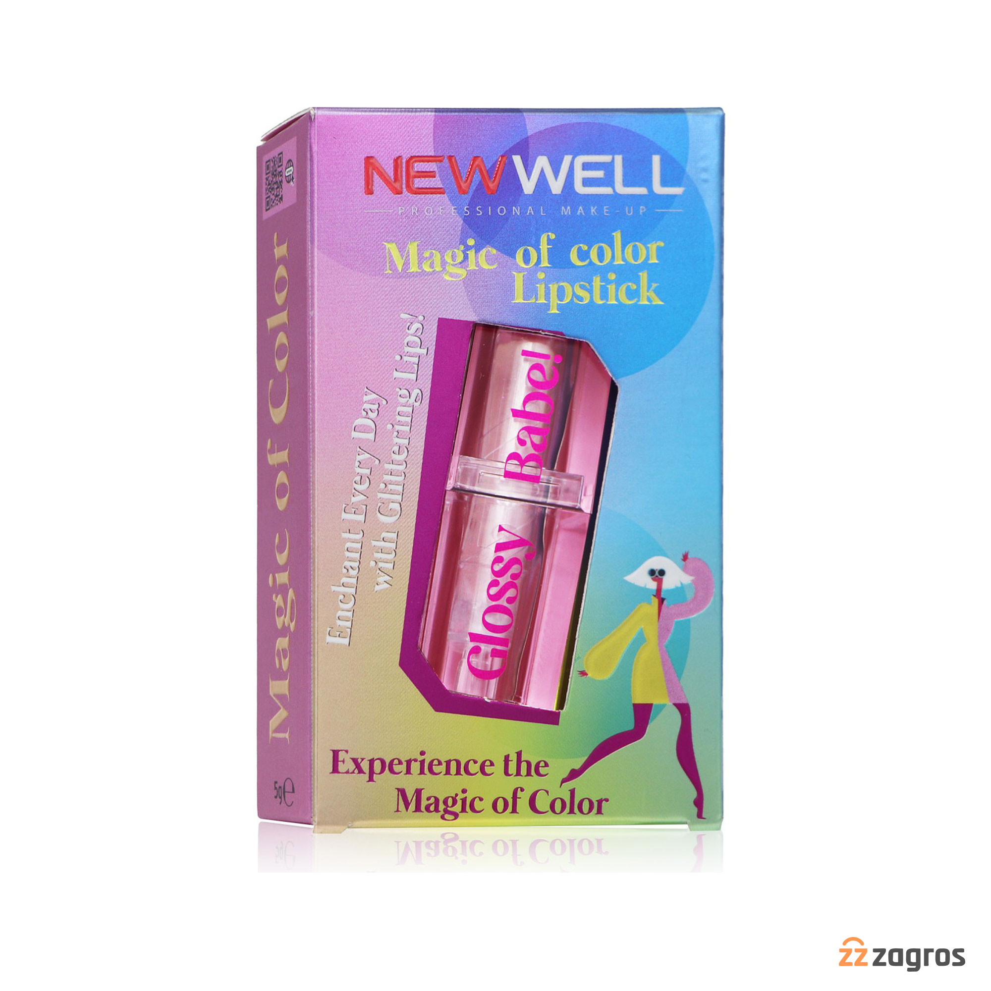 رژ لب مایع حرارتی نیوول مدل Magic Of Color وزن 5 گرم — تصویر ۳