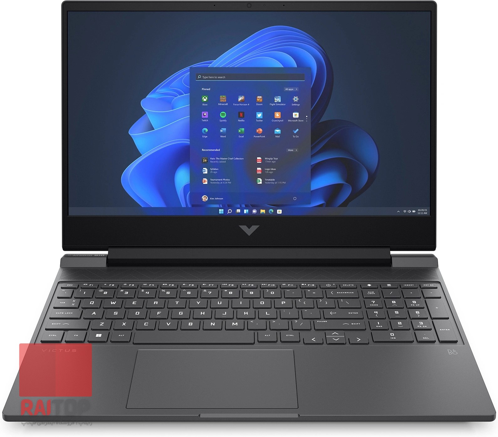 لپ تاپ گیمینگ HP مدل Victus 15-fa 12700h 3050
