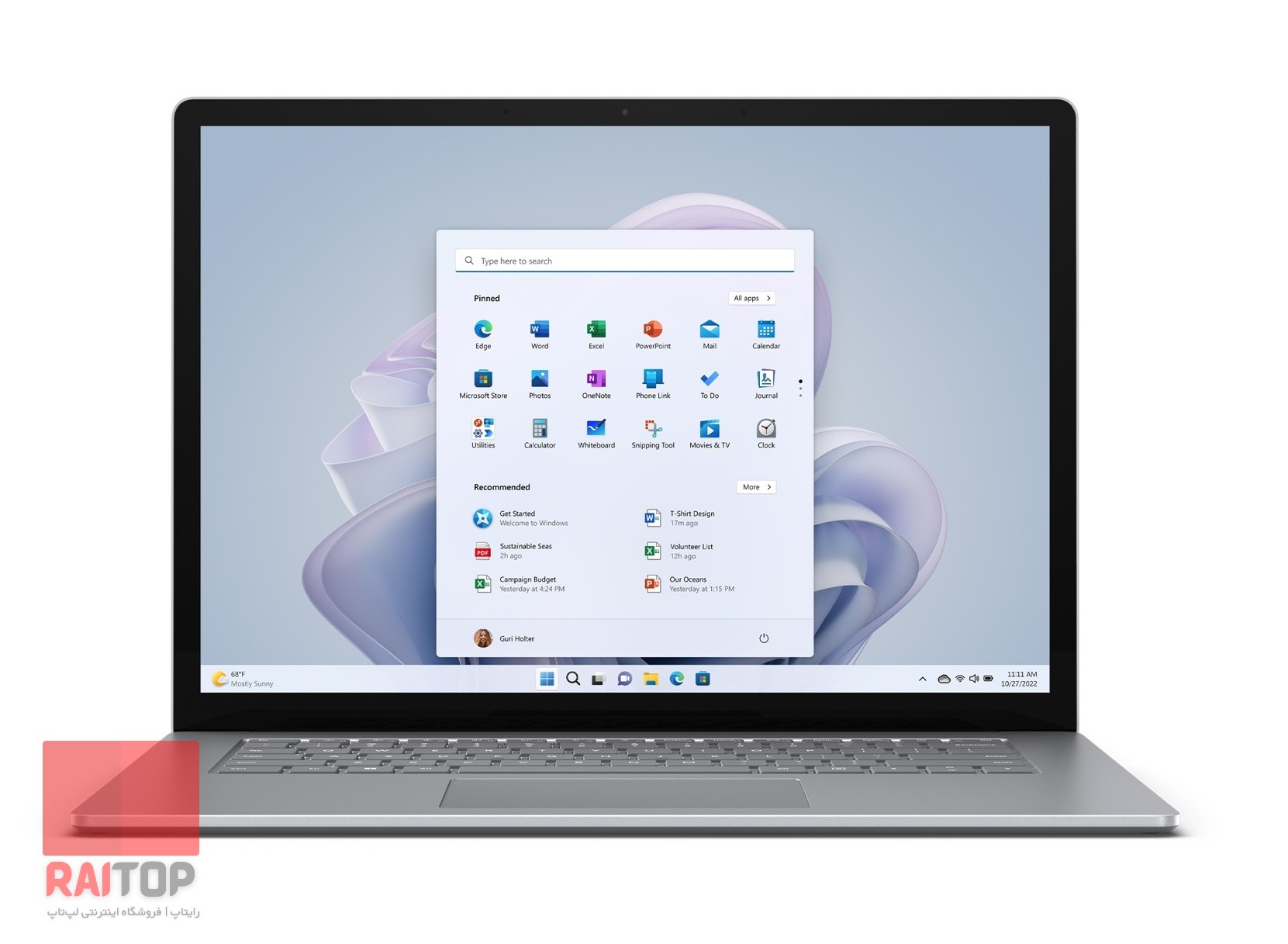 لپ تاپ Microsoft مدل Surface Laptop 5