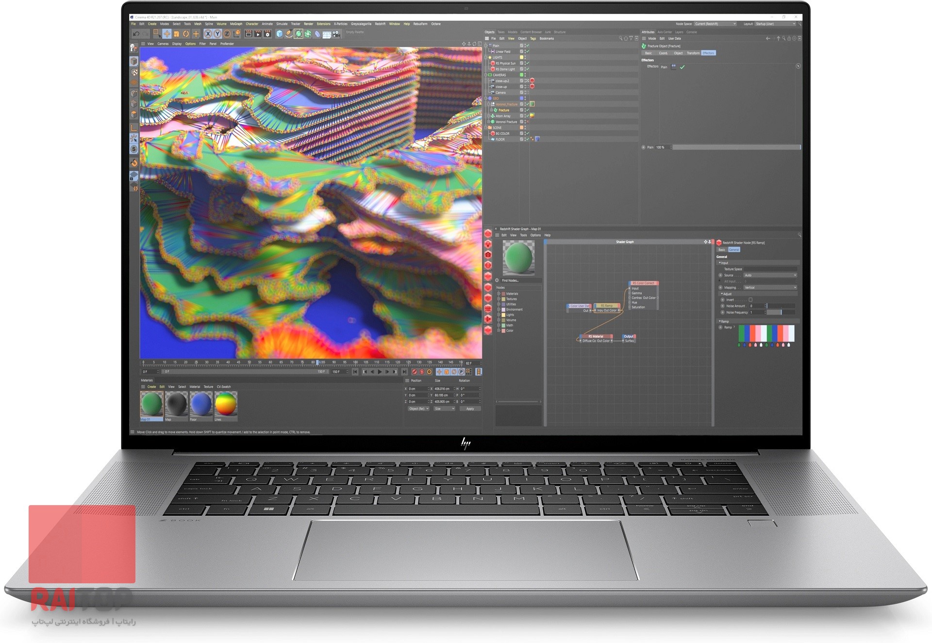 لپ تاپ 16 اینچی HP مدل ZBook Studio 16” G9