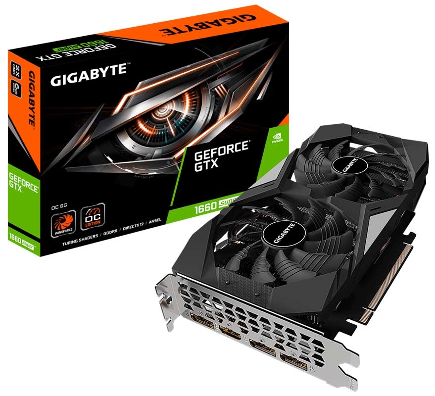 کارت گرافیک گیگابایت GTX 1660 SUPER OC 6GB GIGABYTE