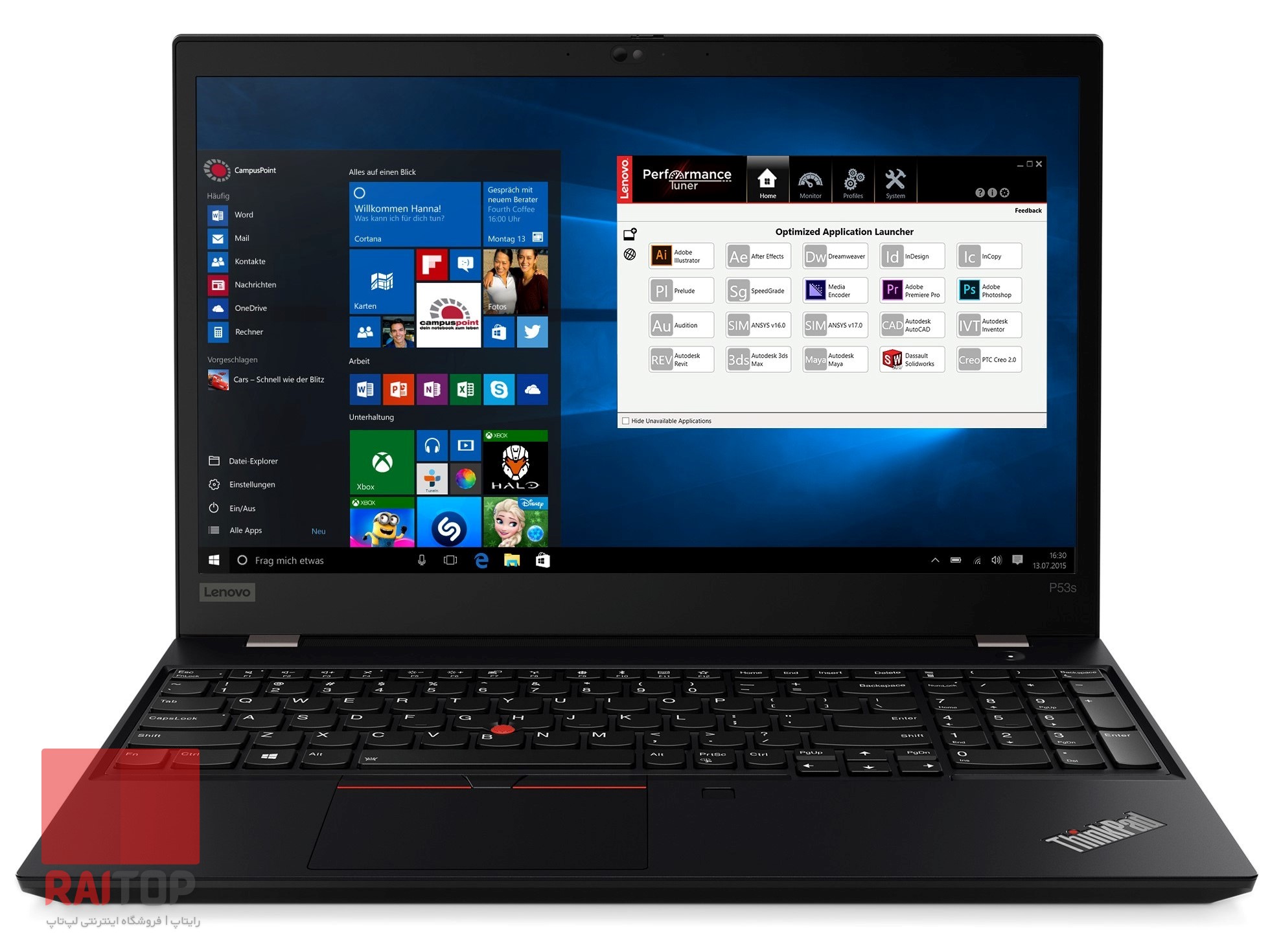 لپ تاپ 15 اینچی Lenovo مدل ThinkPad P53s