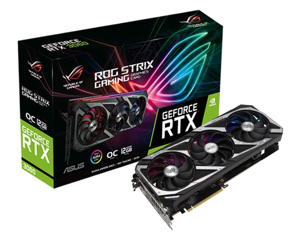 کارت گرافیک ایسوس مدل ASUS ROG STRIX RTX3060 O12G