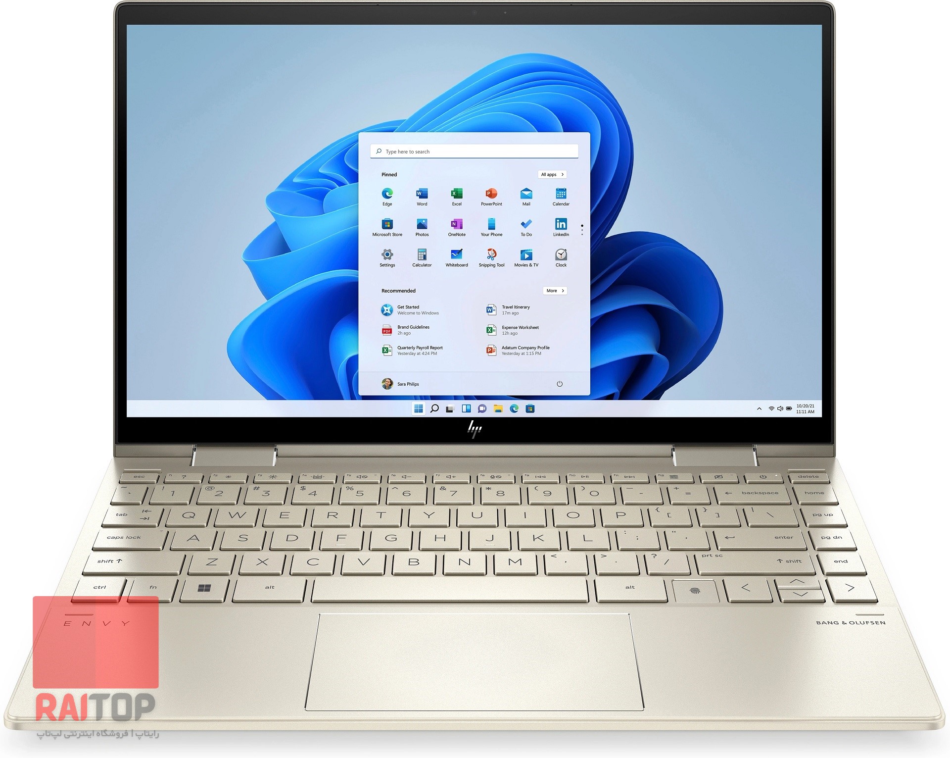 لپ تاپ 13 اینچی HP مدل Envy x360 13-bd