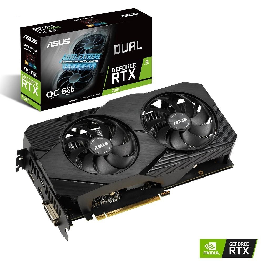 کارت گرافیک ایسوس Graphics ASUS DUAL RTX 2060 O6G EVO