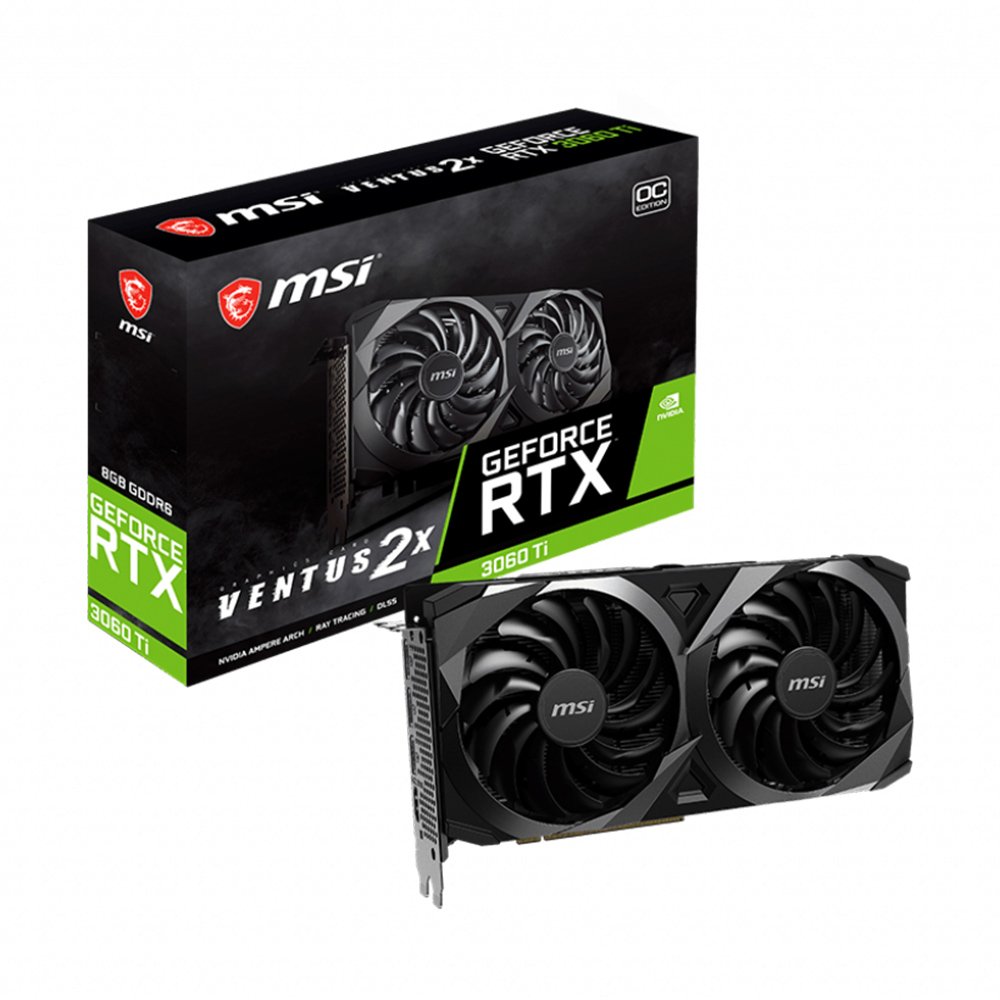 کارت گرافیک MSI RTX 3060 TI VENTUS 2X OC 8G