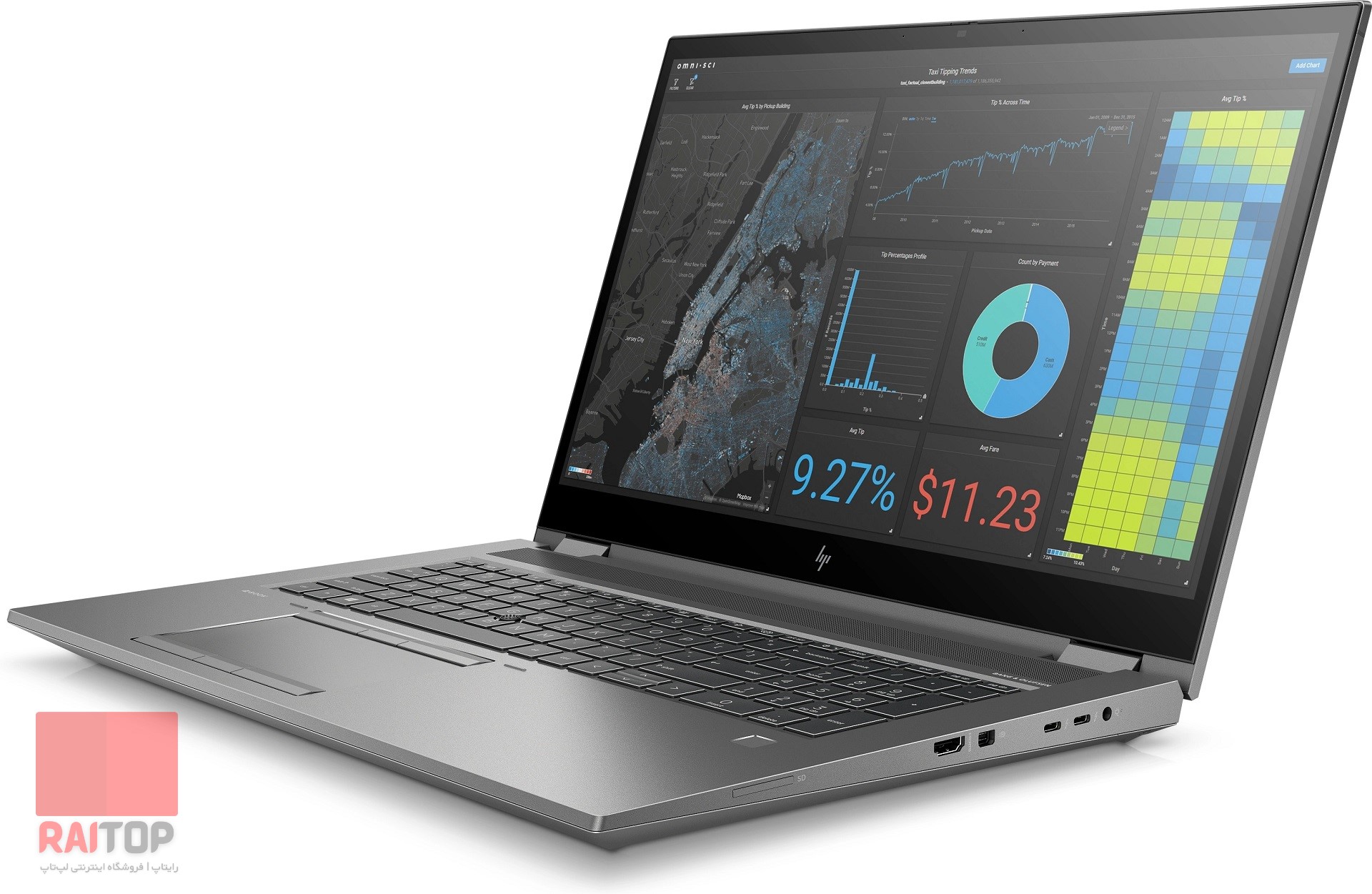 لپ تاپ ورک‌استیشن 17 اینچی HP مدل ZBook Fury 17 G8 — تصویر ۳