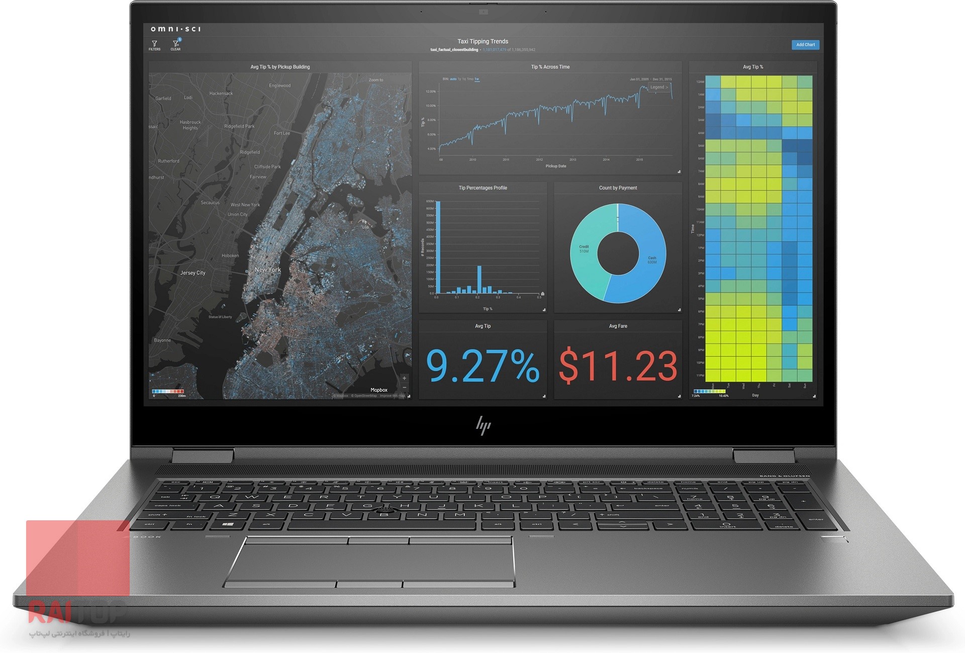 لپ تاپ ورک‌استیشن 17 اینچی HP مدل ZBook Fury 17 G8 — تصویر ۲