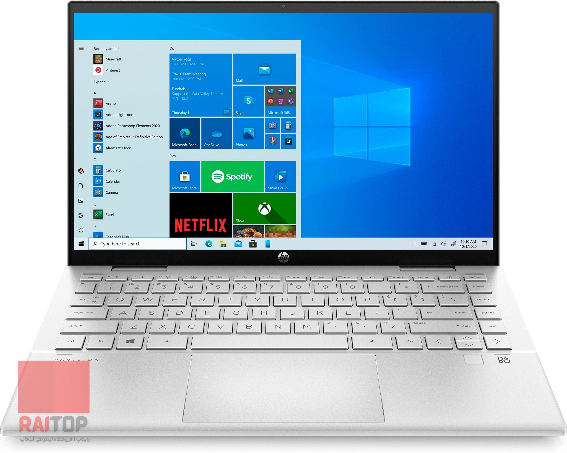 لپ تاپ 14 اینچی تبدیل پذیر HP مدل Pavilion x360 14-dy1