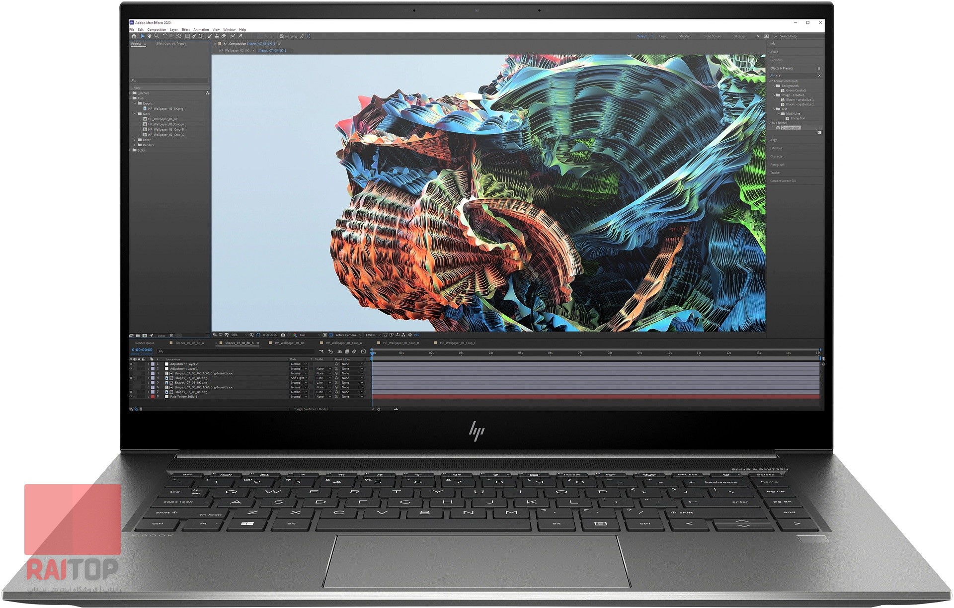 لپ تاپ ورکستیشن HP مدل ZBook Studio 15 G8