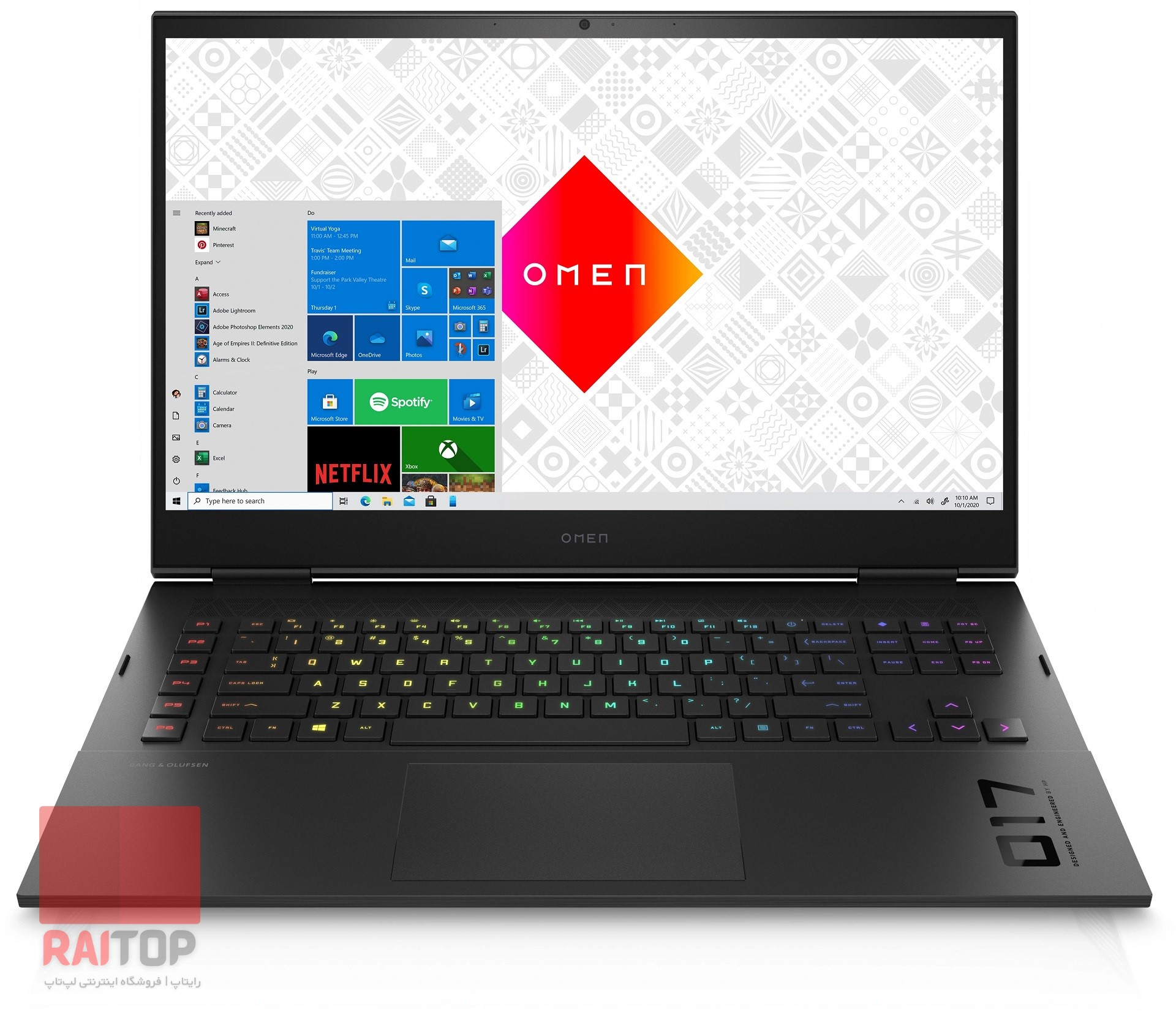 لپ تاپ گیمینگ 17 اینچی HP مدل Omen 17-ck0