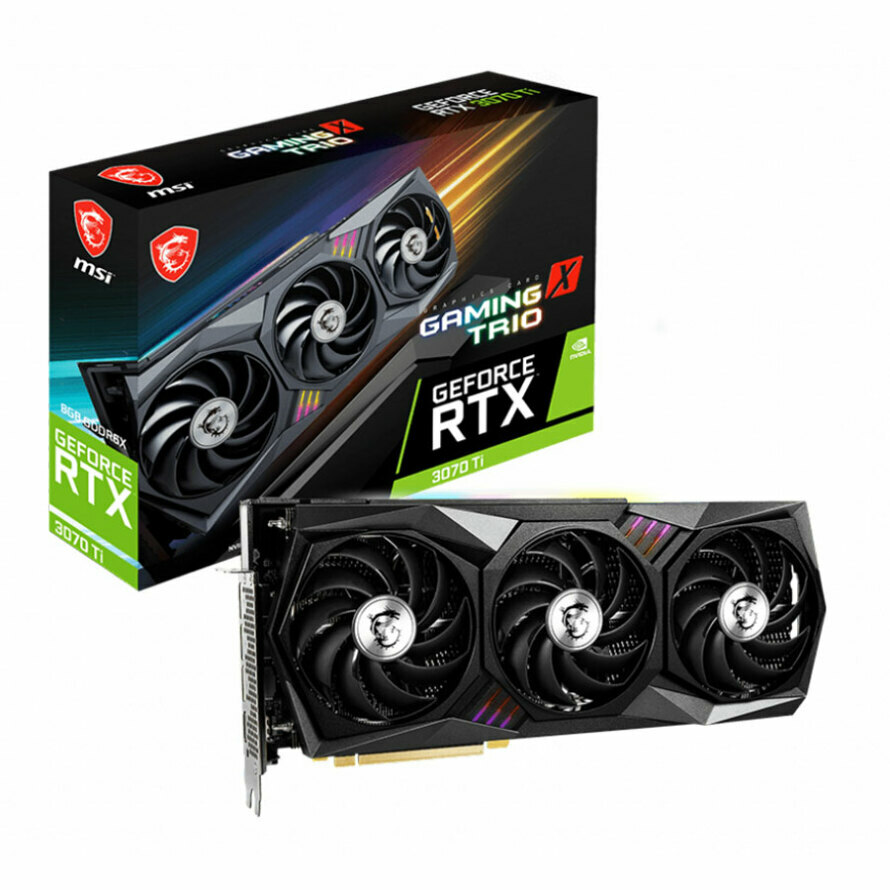 کارت گرافیک ام اس آی RTX 3070 Ti MSI GAMING X TRIO 8G