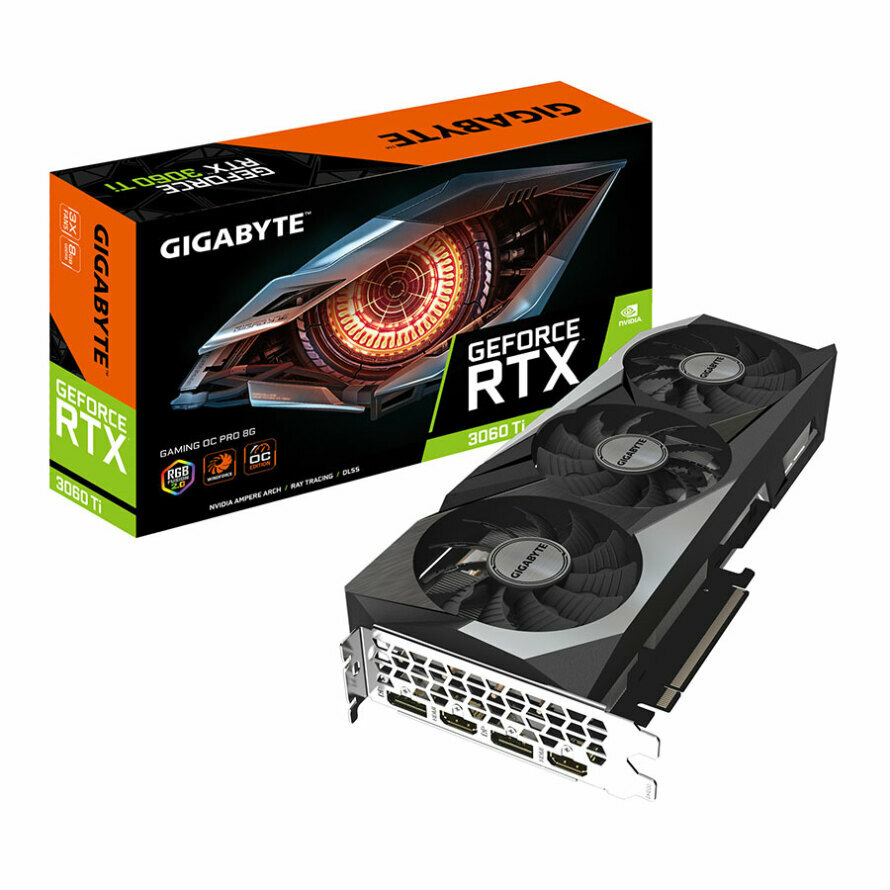 کارت گرافیک گیگابایت RTX 3060 Ti GIGA BYTE GAMING OC 8G