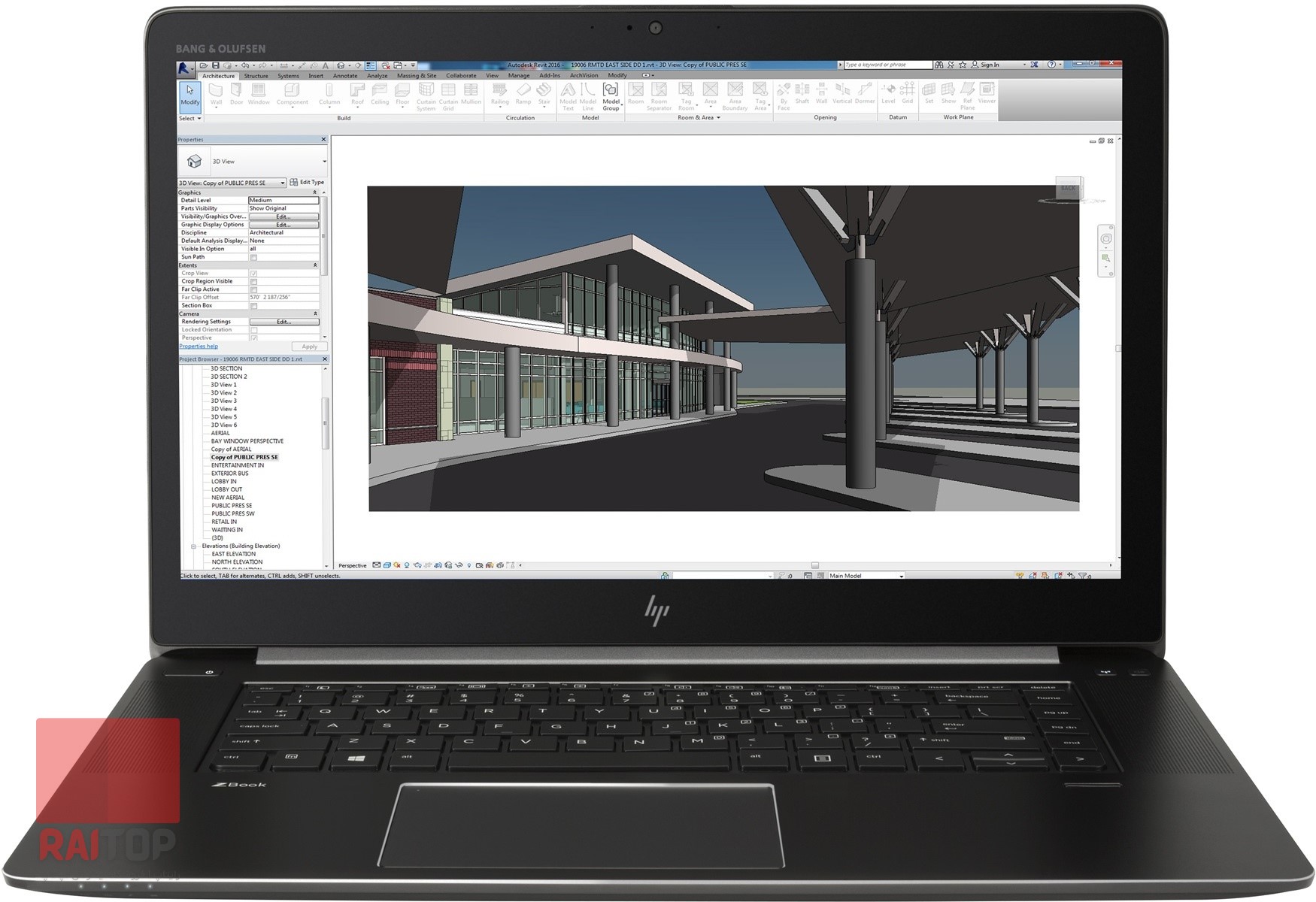 لپ تاپ 15 اینچی HP مدل ZBook 15 Studio G4