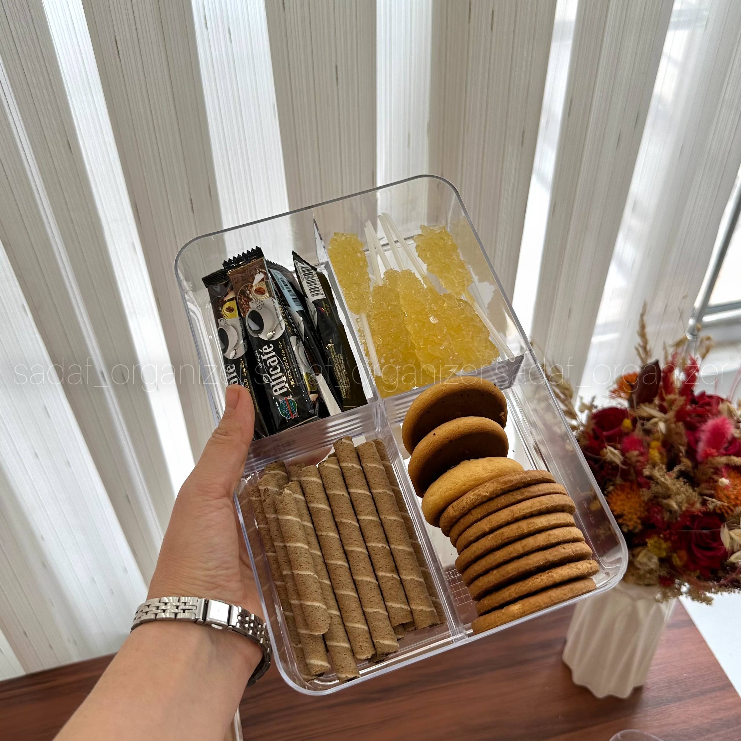 ظرف پذیرایی اکرولیک (مستطیل ) — تصویر ۴