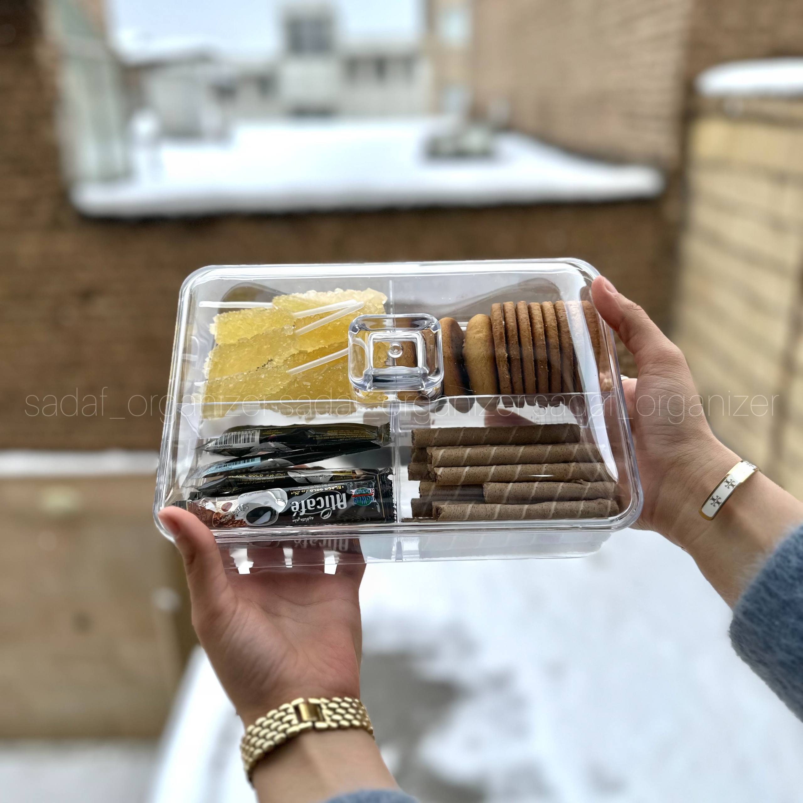 ظرف پذیرایی اکرولیک (مستطیل ) — تصویر ۵