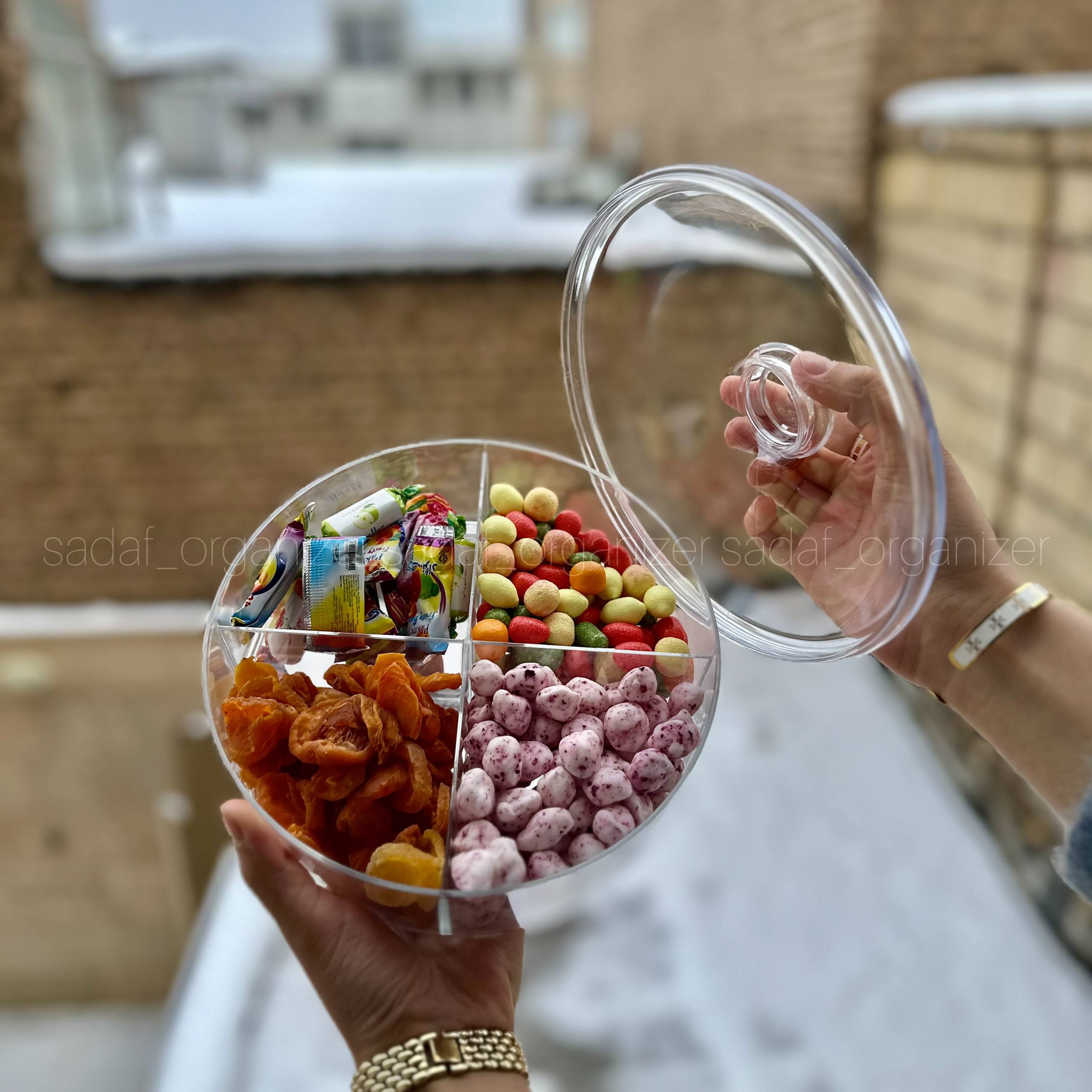 ظرف پذیرایی اکرولیک (دایره ) — تصویر ۵