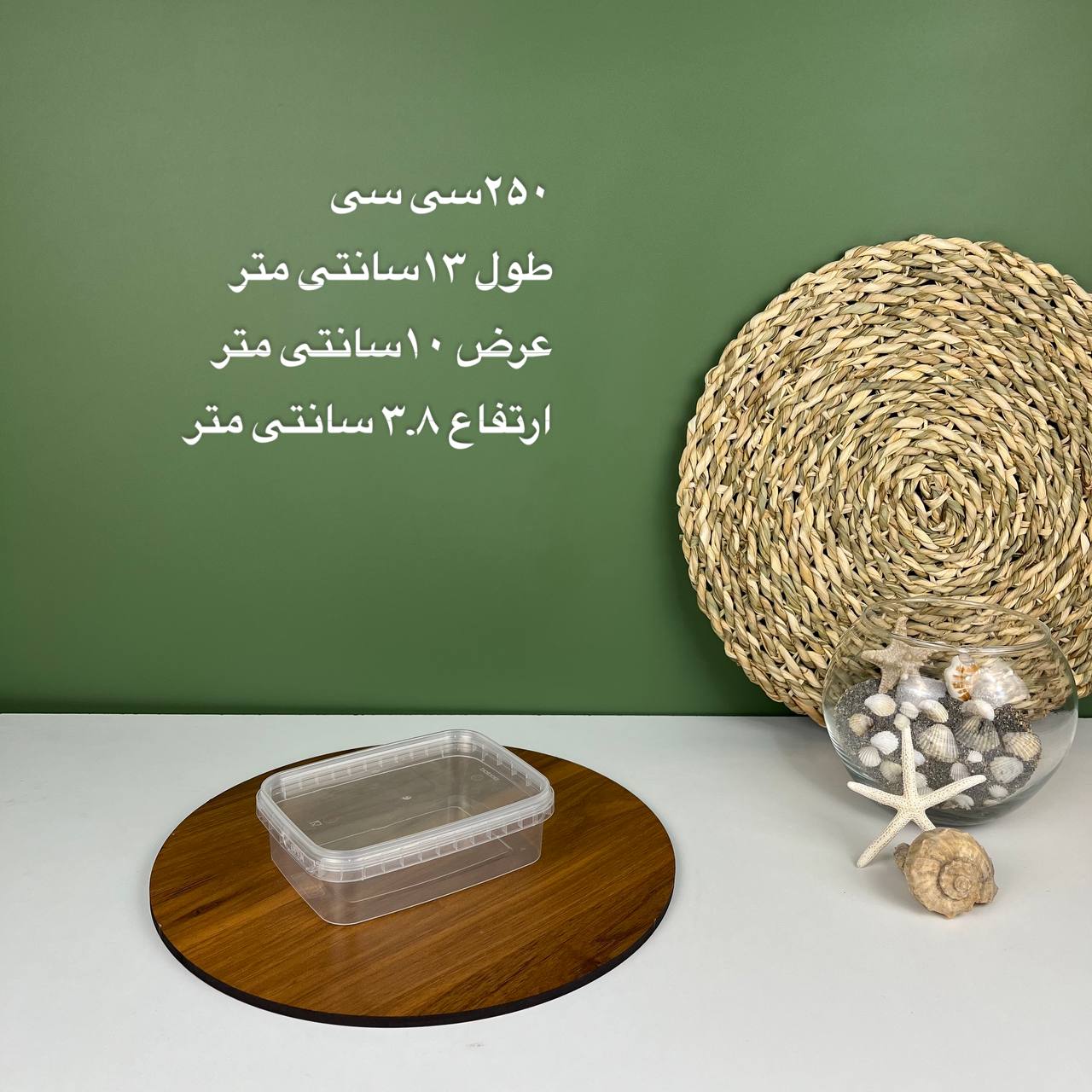 ظرف نگهدارنده فریزری ۲۵۰ سی سی