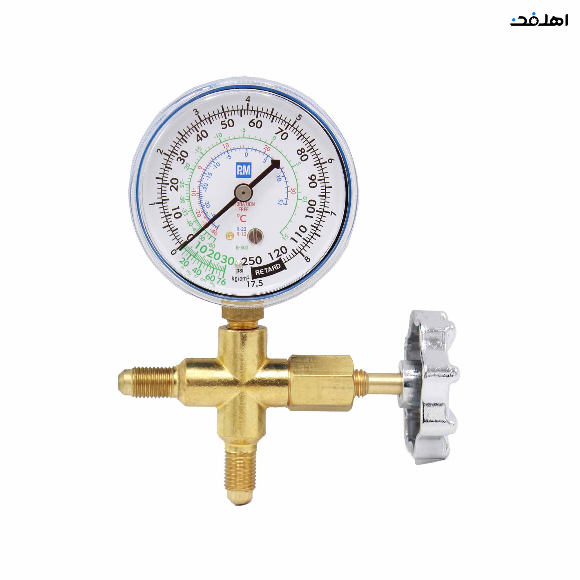 گیج تکی فشار پایین برند پی اند ام P&amp;M مدل G-466 — تصویر ۲