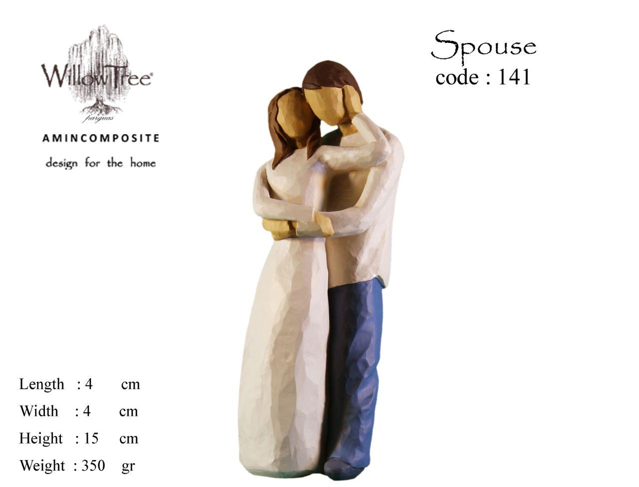 مجسمه ویلوتری مدل همسر کد 141 WillowTree Spouse 141 Statue — تصویر ۲