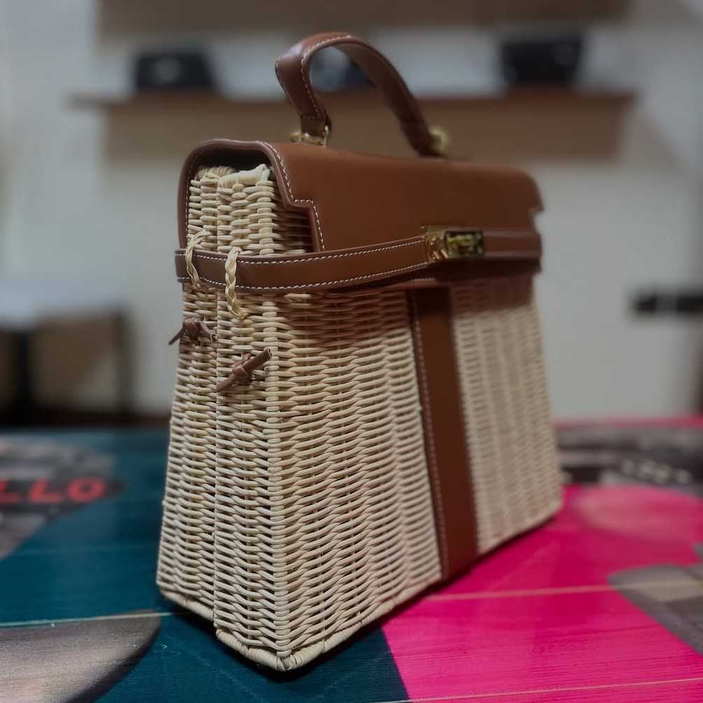 کیف دستی زنانه هرمس مدل Kelly Picnic — تصویر ۳