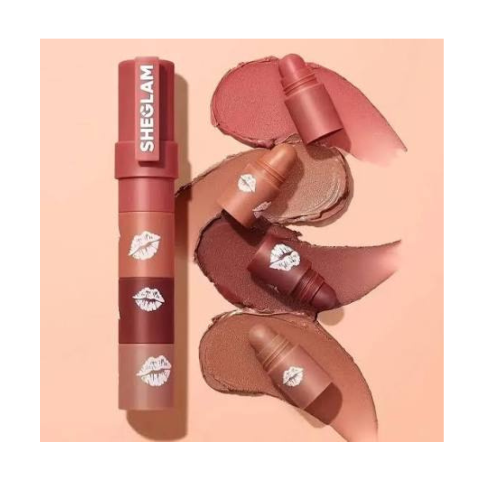 رژ لب جامد ۴طبقه شیگلم SHEGLAM 4-in-1 Lipstick — تصویر ۳