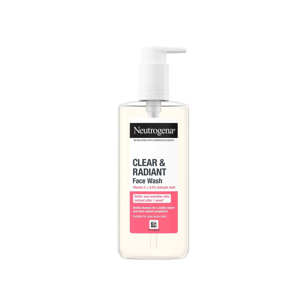 ژل شستشوی صورت نوتروژینا Clear &amp; Radiant — تصویر ۲