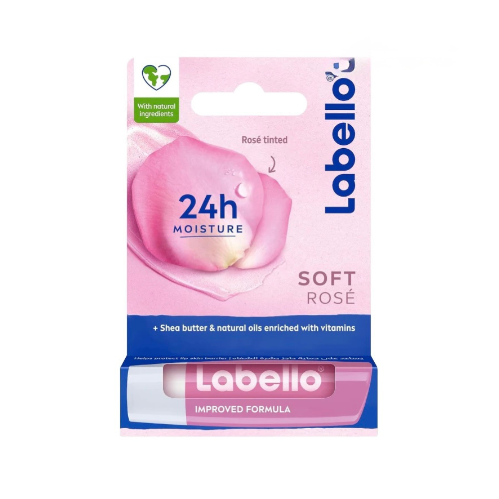 بالم لب رز لبلو مدل soft rose shine